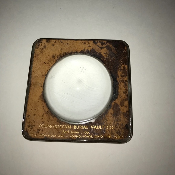 Art Vintage Youngstown Burial Vault Comagnifying Glass Poshmark